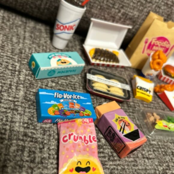 Zuru Foodie Mini Brands Lot: Carl's Jr, Hardees, White Castle, & More - Picture 2 of 3